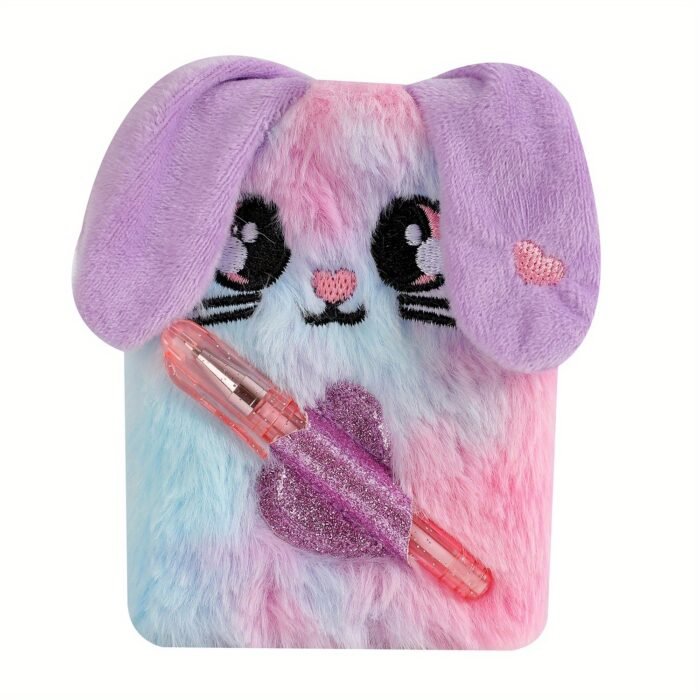 Adorable Mini Notebook with Cute Cat Design - Portable Small Diary with Pen Pocket, Ideal Gift for Students, Polyester Cover, Pink and White, Diary Accessories | Playful Design | Durable Cover - Image 9