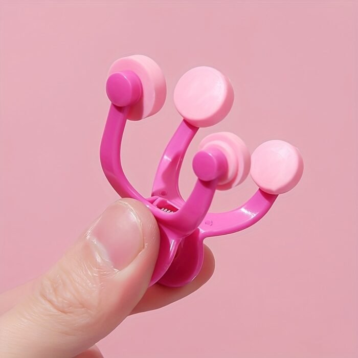 1pc Pink Nose Shaper & Lifter Clip for Women - Comfortable, Easy-to-Use Silicone Nose Corrector Beauty Tool, Non-Electric, Scent-Free - Image 4