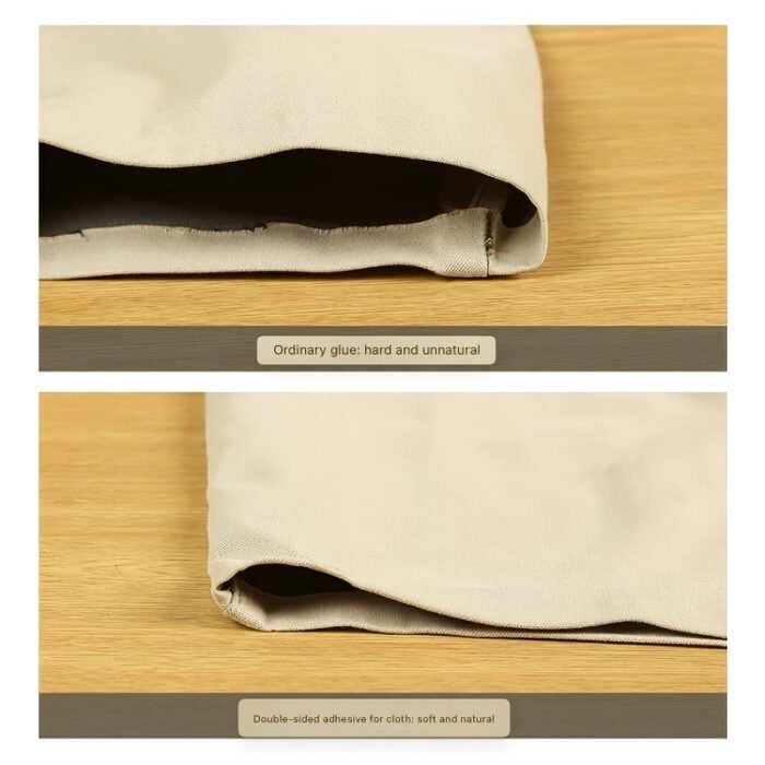 [Adhesive Hem Tape] Double-Sided Adhesive 1 Roll of Convenient Seamless Hem Tape, 196.85 Inches - White, No-Iron for Pants and Clothes Hemming - Image 8