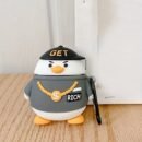 Cartoon Duck Compatible with AirPods 4 Split Case, AirPods Pro 2 Soft Shell New Model AirPods 3rd Generation Earphone Cover Cute