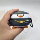 Cartoon Duck Compatible with AirPods 4 Split Case, AirPods Pro 2 Soft Shell New Model AirPods 3rd Generation Earphone Cover Cute