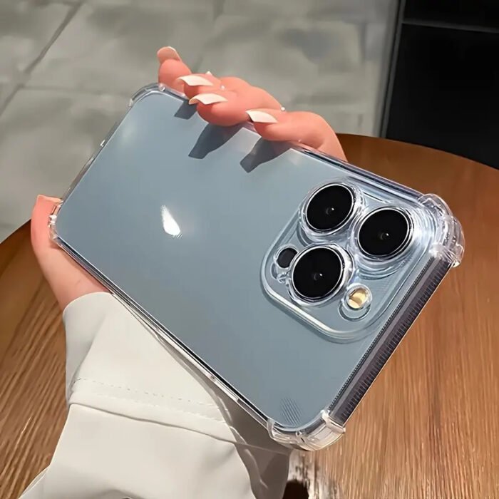 High-End Clear Case for iPhone - Shock-Resistant, See-Through Bumper, TPU Protection for iPhone 16, 15, 14, 13, 12, 11 Pro Max, X, Xs Max, Xr, 8, 7 Plus - Image 5