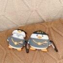 Cartoon Duck Compatible with AirPods 4 Split Case, AirPods Pro 2 Soft Shell New Model AirPods 3rd Generation Earphone Cover Cute