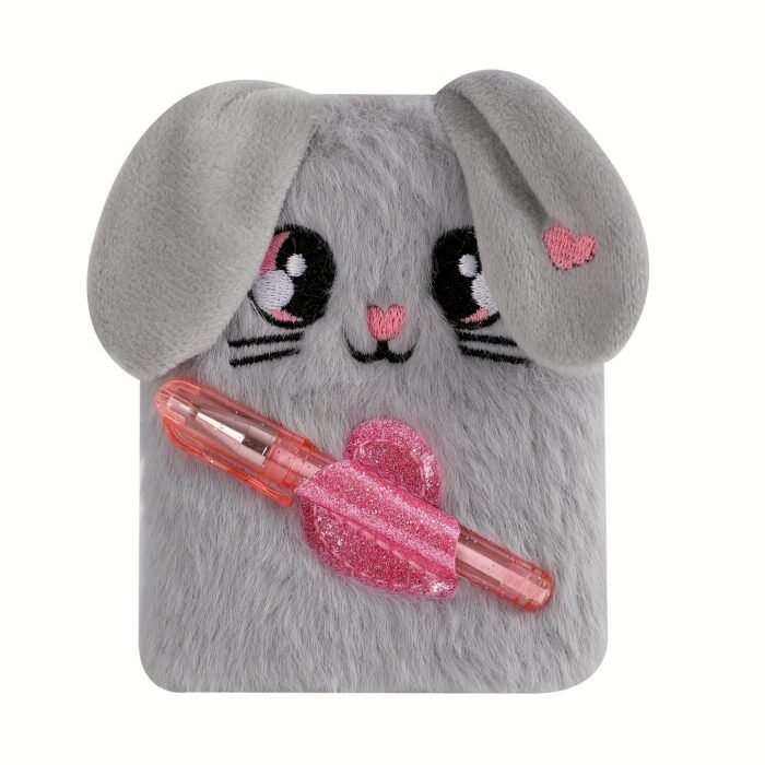 Adorable Mini Notebook with Cute Cat Design - Portable Small Diary with Pen Pocket, Ideal Gift for Students, Polyester Cover, Pink and White, Diary Accessories | Playful Design | Durable Cover - Image 11