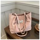 Women's Tote Bag Women's Crossbody Bag 2025 Commuter Large Capacity New Summer Silvery Shoulder Bag