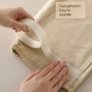 [Adhesive Hem Tape] Double-Sided Adhesive 1 Roll of Convenient Seamless Hem Tape, 196.85 Inches - White, No-Iron for Pants and Clothes Hemming