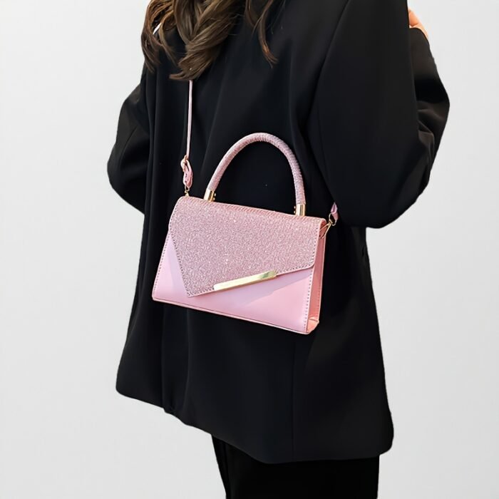 Small niche design lightweight crossbody bag, new fashionable versatile evening shoulder bag—stylish design with adjustable strap and magnetic closure. Available in 4 colors to choose from, perfect for work commutes, dinner parties, dates, daily wear, or photo shoots - Image 17
