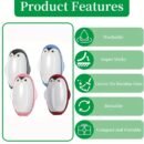 1pc Cute Penguin Silicone Pet Hair Remover Roller, Reusable, Washable, Strong Adhesion, No Odor, for Cats and Dogs, Furniture and Clothing Hair Cleaner
