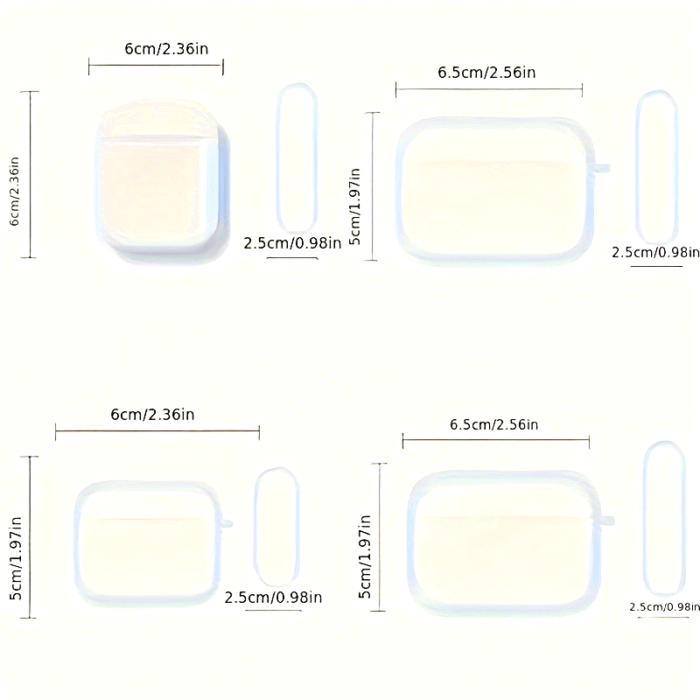 Protective Case Silicone Shell for AirPods 1/AirPods 2 Personality Simple Silicone Anti-fall Storage Box Fat Panda with Buckle for AirPods Pro/AirPods Pro 2/for AirPods 3 Cartoon Anti-fall Soft Shell Couple Gift Small Gift - Image 16