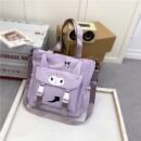 Sanrio cartoon cute shoulder bag, crossbody tote bag,, high, college students' class tutoring bag, bag, handbag, Valentine's Day gift