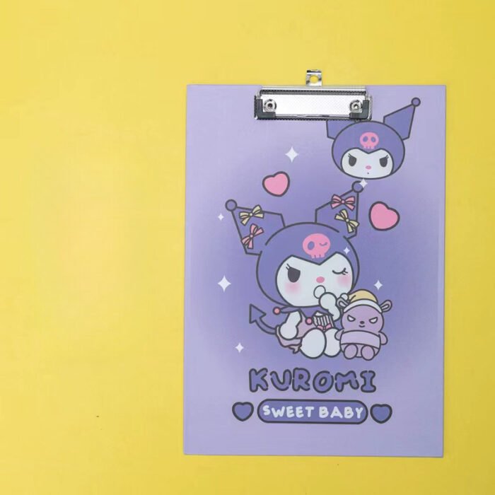 1pc SANRIO Hello Kitty A4 Clipboard - Durable Cardboard Drawing Board with Secure Clip - Multipurpose Office Supplies for Sketching, Tests, and Notes - Image 11