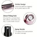 4pcs Portable 0.17oz Perfume Atomizer - Leak-Proof, Ideal for Travel, Refillable Design, Suitable for Perfume, Oil, Cologne, and Liquids, Metal Material, PVC Free, Perfume Atomizer