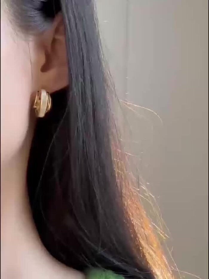 1 pair of zinc alloy earrings for women - elegant theme, non-mosaic. Unplated, suitable for ages 15 and up, stylish fashion accessory - Image 10
