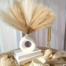 [3/9 Artificial Pampas Grass] 3/9 Artificial Pampas Grass Fake Reed Flowers | Suitable for Vase Decoration Home Decor Wedding Engagement Living Room | Perfect Choice for Spring Summer Autumn Winter Outdoor Decoration, Christmas, Thanksgiving