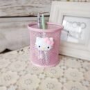 For Hello Kitty Pink Mesh Pencil Case - Lightweight, Decorative Desktop Organizer with Cute Character Design, Ideal for School and Office Supplies Storage, Perfect Holiday Gift, Office Supplies And Accessories