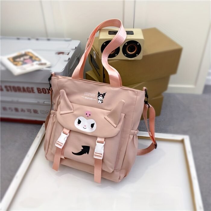 Sanrio cartoon cute shoulder bag, crossbody tote bag,, high, college students' class tutoring bag, bag, handbag, Valentine's Day gift - Image 12