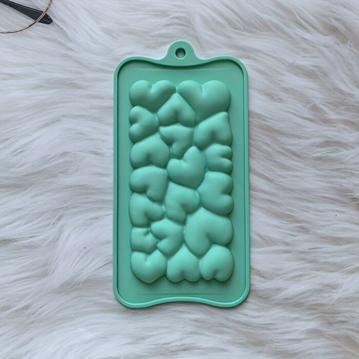 [Pink Heart Chocolate Mold] BPA-Free, 3D Love Design 1pc Pink Heart-Shaped Silicone Chocolate Mold | Ideal for Valentine's & Thanksgiving, DIY Candy Gifts & Cake Decorations - Image 7