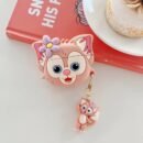 Lynebelle Cartoon Theme Wireless Headphone Case, Silicone Material, Stylish and Exquisite, with Hanging Ring, Shockproof and Scratch-resistant, Suitable for Apple Wireless Earphones Compatible with 4/1/2/3/Pro/Pro2. Perfect Gift for Birthdays, New Year's Day, Valentine's Day, Halloween, Christmas, etc, Best for Christmas