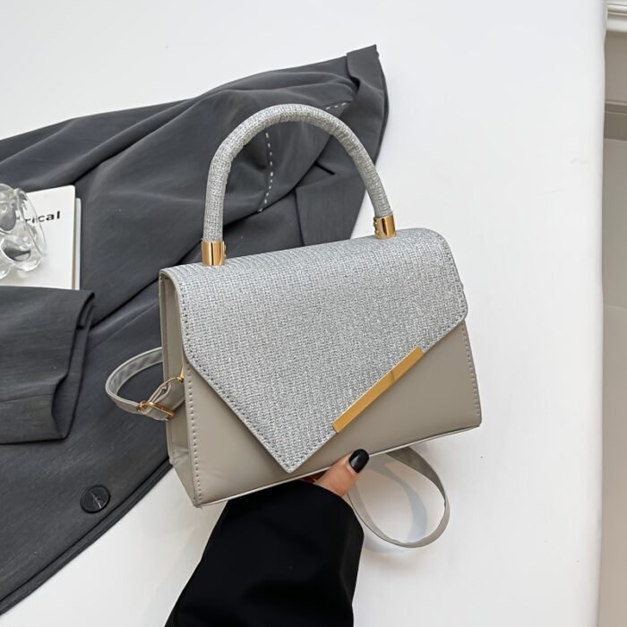 Small niche design lightweight crossbody bag, new fashionable versatile evening shoulder bag—stylish design with adjustable strap and magnetic closure. Available in 4 colors to choose from, perfect for work commutes, dinner parties, dates, daily wear, or photo shoots - Image 8