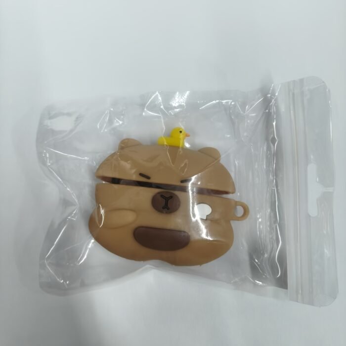 1pc Kapibala Silicone Protective Case for Airpods 1/2&Pro - Wireless Earbud Cover, Earphone Shell, for iPhone(Headphones Not Included) - Image 6
