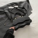 Women's Casual Crossbody Bag - Retro Glitter Synthetic Leather Small Square Purse with Adjustable Strap & Magnetic Closure, Khaki/Mixed/Black/Pink, Versatile for Everyday & Special Occasions, Crossbody Purse, Fashion Accessory, Chic Handbag, Durable Material, Compact Handbag, Stylish Women