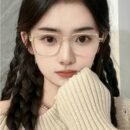 Anti-Fatigue Blue Light Blocking Chic Glasses - Transparent Lens with Stylish Square Frame for Women, Perfect for Computer, TV, Gaming & Phone Use
