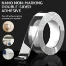 Heavy-Duty Dual-Sided Nano Tape - Extra Strong Adhesive, Reusable & Versatile for Crafts, Christmas Decorations & More - Ideal for All Surfaces, Essential Multi-Purpose Adhesive, Best for Christmas