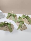 20pc Small And Large Multi-colored Hot Stamping Paper Gift Boxes, European-style Triangular Pearl Floral Hand-held Candy Boxes, Muffins, Candles, Jewelry Gift Packaging Boxes For Mother's Day, Weddings, Birthdays, Anniversaries, And Holiday Parties.