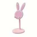 Adjustable Cute Bunny Phone Stand - Cartoon Rabbit Design, EVA Material, Universal Tablet Holder - Ideal for Desk, Gift for Easter, Valentine's, Thanksgiving, Mother's, Father'S Day, Christmas, Bunny Accessories