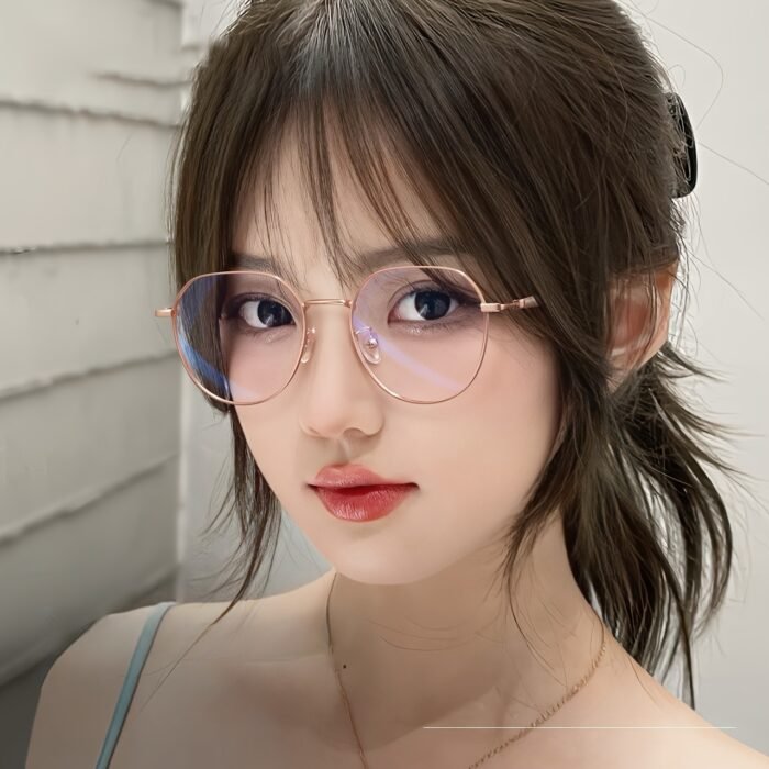 Women's Ultra-Light Blue Light Blocking Glasses - Stylish Oval Frame, Slimming Effect, PC Lenses, Acetate Material, Perfect for Everyday Use & Street Style, Street Style Glasses | Oval Frame Glasses | Acetate Fiberglass - Image 5