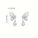 Elegant Butterfly Earrings for Women - Small, Crowd-Standing Ear Ornaments