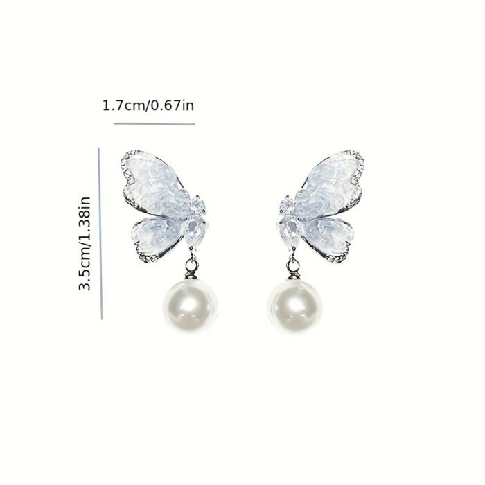 Elegant Butterfly Earrings for Women - Small, Crowd-Standing Ear Ornaments - Image 7