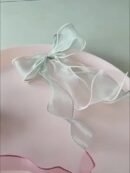 9.14 meter Sheer Chiffon Ribbon - Elegant Organza Satin for Gift Wrapping, Cake Decorating, Bouquets, Wedding Crafts & DIY Projects - Available in Gray, White, Pink, Red, Green, Golden, Black, Festive Decorating | Flowing Texture Ribbon | Organza Satin Ribbon