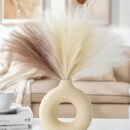 [3/9 Artificial Pampas Grass] 3/9 Artificial Pampas Grass Fake Reed Flowers | Suitable for Vase Decoration Home Decor Wedding Engagement Living Room | Perfect Choice for Spring Summer Autumn Winter Outdoor Decoration, Christmas, Thanksgiving