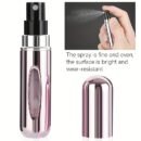 4pcs Portable 0.17oz Perfume Atomizer - Leak-Proof, Ideal for Travel, Refillable Design, Suitable for Perfume, Oil, Cologne, and Liquids, Metal Material, PVC Free, Perfume Atomizer