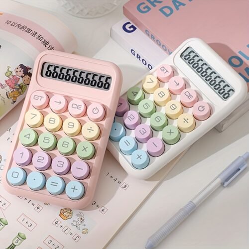 [Cute Calculator] Cute Mini Calculator | Office Use Mechanical Keyboard Accounting Small Desk Student Calculator
