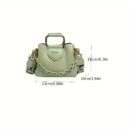 Women's Adjustable Crossbody Bag with Golden Chain Accents - Multi-Color Shoulder Purse, Magnetic Closure & Quilted Design for Work, Casual, Parties - Versatile Handbag for Everyday Use, Crossbody Purse, Casual Outings Accessory, Versatile Fashion Accessory, Polyester Interior