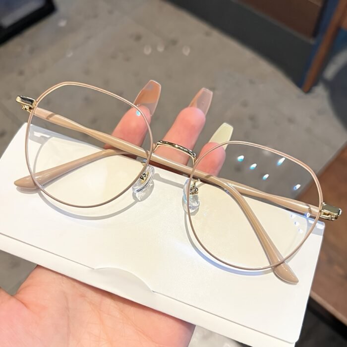 Women's Ultra-Light Blue Light Blocking Glasses - Stylish Oval Frame, Slimming Effect, PC Lenses, Acetate Material, Perfect for Everyday Use & Street Style, Street Style Glasses | Oval Frame Glasses | Acetate Fiberglass - Image 6