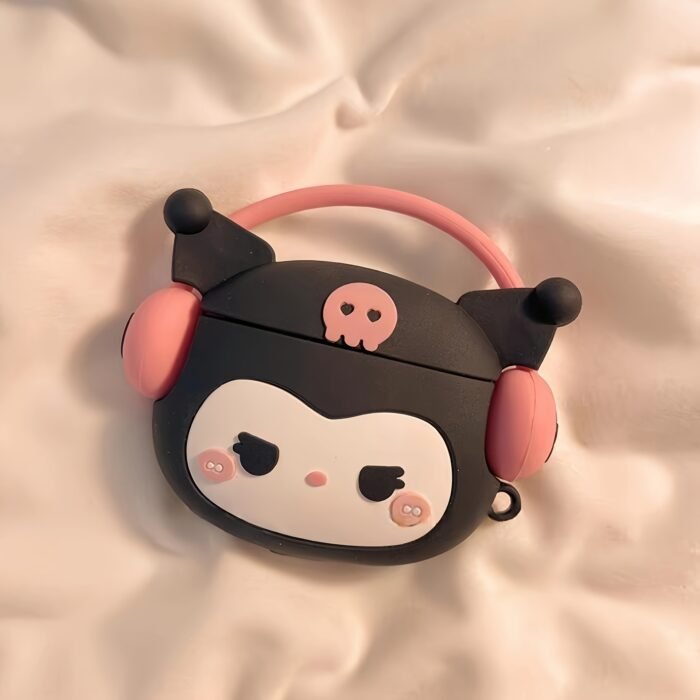 [Silicone Protective Case for ]Sanrio Decorative 3D Bag Charm Stereo Headphone Case, Cartoon Protective Cover, Scratch Resistant, Shockproof Earphone Accessory - Image 7