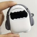 [Cute Shark] 3D cute cartoon shark shape soft silicone wireless earphone case | for Airpods 1/ 2/ 3/ Pro
