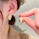 1 pair of zinc alloy earrings for women - elegant theme, non-mosaic. Unplated, suitable for ages 15 and up, stylish fashion accessory