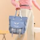 1pc "Don't Touch My Bag" Printed Large Capacity Crossbody Bag - Lightweight, Durable Polyester with Adjustable Strap, Multi-Pocket Design for Daily Use, Travel Shoulder Bag|Playful Graphic Tote|Polyester Lined