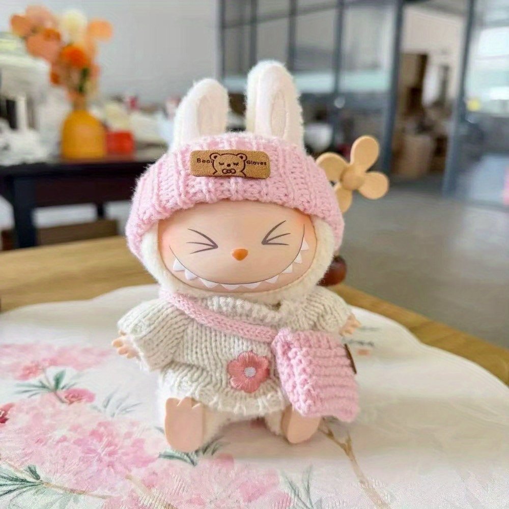 2025 New LABUBU Doll Clothes Accessories | Freely Mix and Match for Dollhouse Decorations | Cute, Trendy,, Stain-Resistant & Easy to Clean