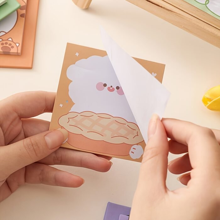 [30 Cute Cartoon Clipboard Notepads] 1pc of 30 Cute Cartoon Clipboard Notepads, Animal Pattern Notepads, Message Papers, Memo Notes, Perfect for School, Office and Home Use - Image 8