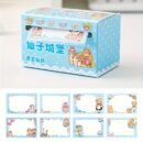 70sheets Boxed Cute Cartoon Girl Series Pull-Out Sticky Notes School Office Tearable Note Paper Set