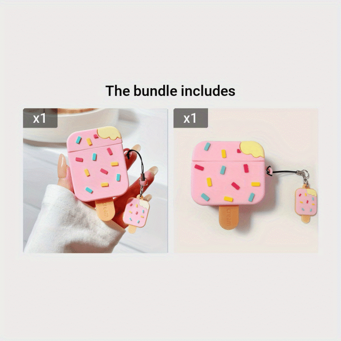 Fun And Creative Ice Cream Protective Case Suitable For Airpodspro - Image 8