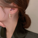 Elegant Golden Heart Dangle Earrings for Women - Classic Style with Sparkling Accents, Perfect for Daily Wear or Parties, Party Accessories|Elegant Earrings|Goldtone Finish