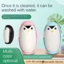 Cute Penguin Lint Roller - Portable, Washable Fabric Debris Remover for Clothes & Home, Easy to Use, No Electricity Needed, Home Cleaning Essentials | Playful Design | Easy Grip Handle, Lint Roller for Clothes