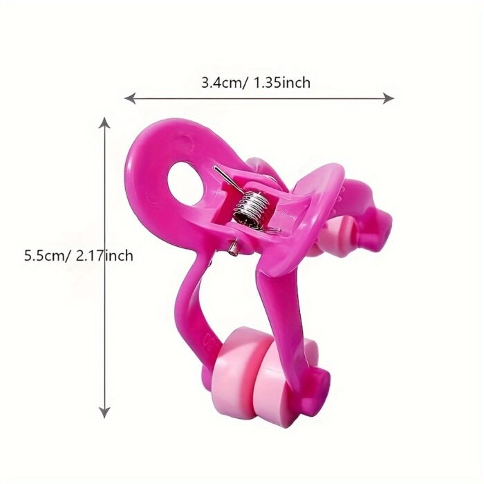 1pc Pink Nose Shaper & Lifter Clip for Women - Comfortable, Easy-to-Use Silicone Nose Corrector Beauty Tool, Non-Electric, Scent-Free - Image 6