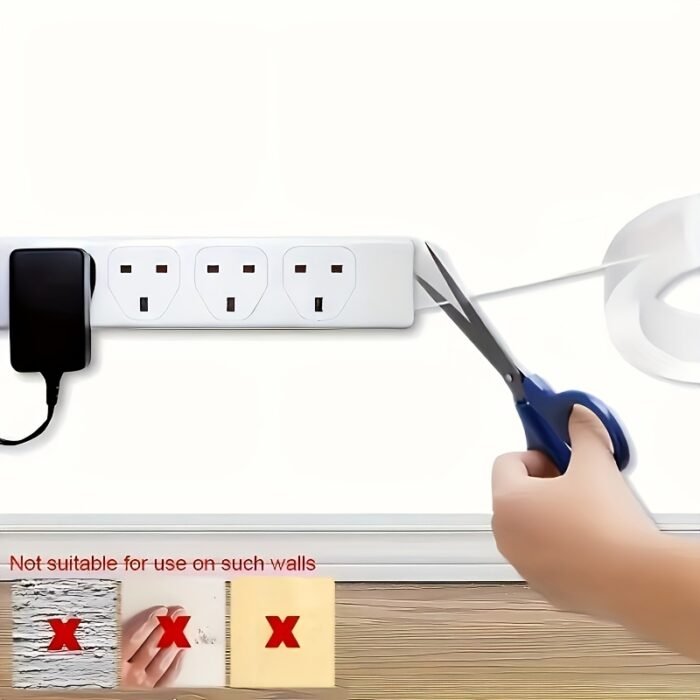 Heavy-Duty Dual-Sided Nano Tape - Extra Strong Adhesive, Reusable & Versatile for Crafts, Christmas Decorations & More - Ideal for All Surfaces, Essential Multi-Purpose Adhesive, Best for Christmas - Image 3